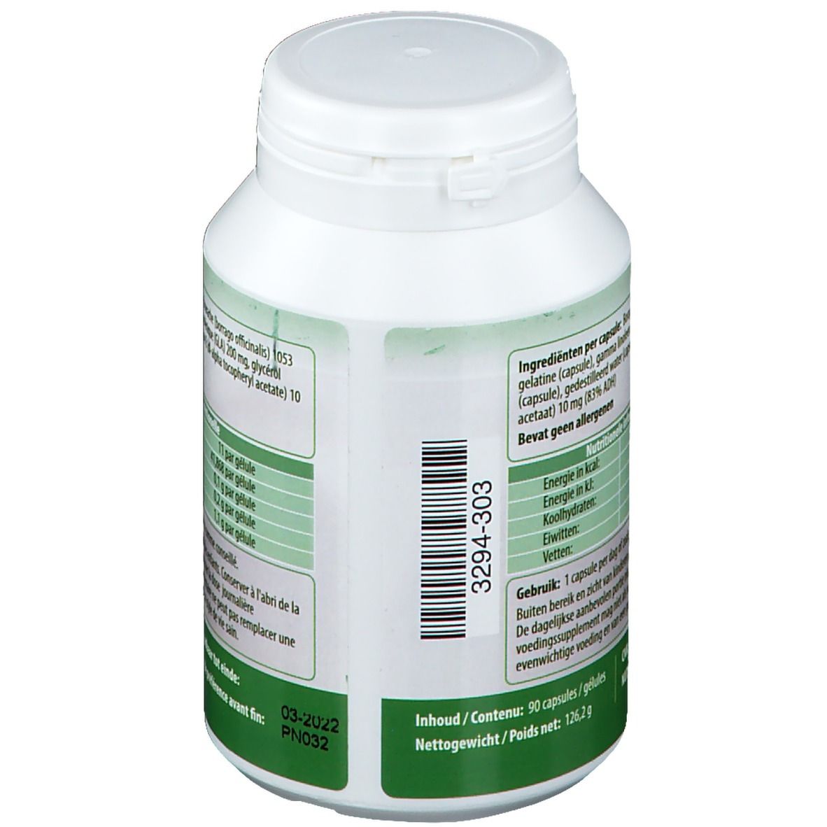 PHARMANUTRICS GLA Huile de bourrache