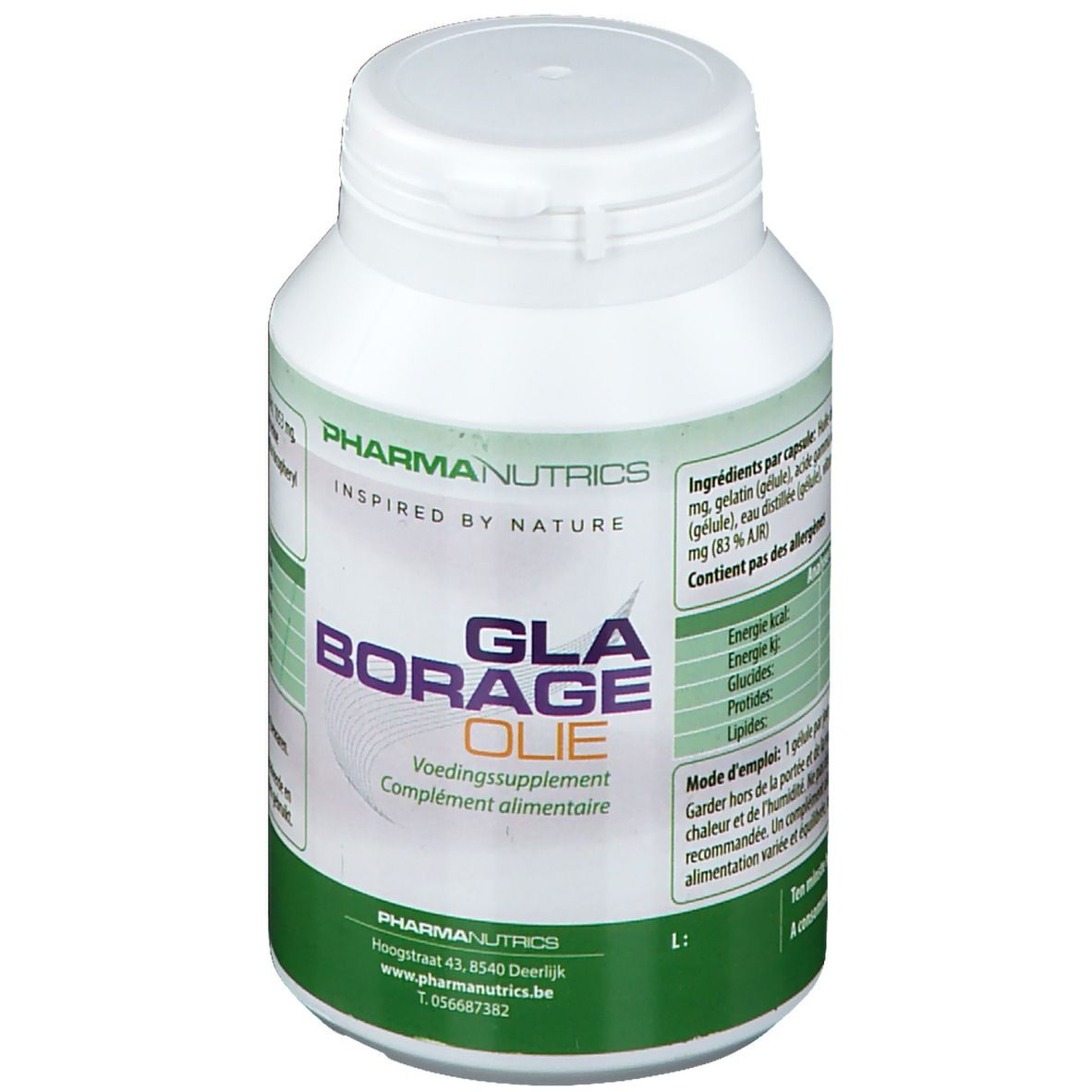 PHARMANUTRICS GLA Huile de bourrache