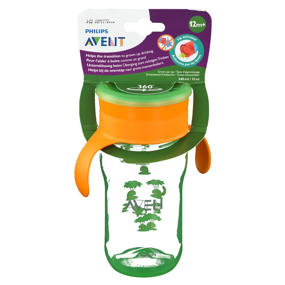 Avent Tasse d'apprentissage 340 ml +12 M