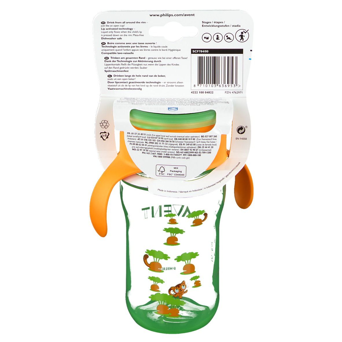 Avent Tasse d'apprentissage 340 ml +12 M