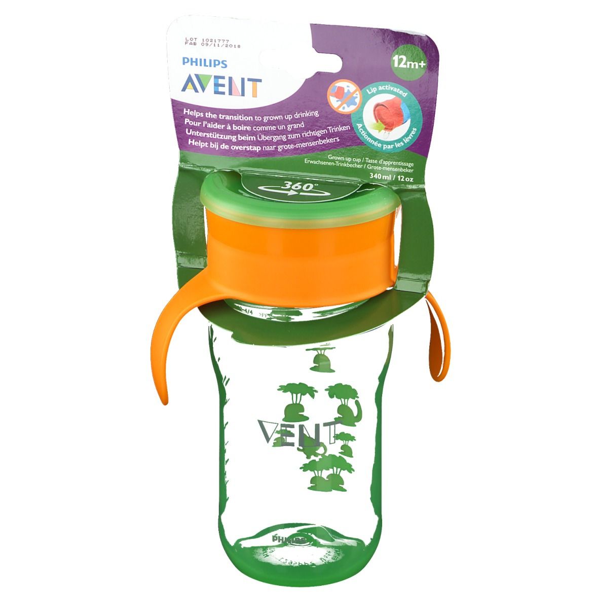 Avent Tasse d'apprentissage 340 ml +12 M