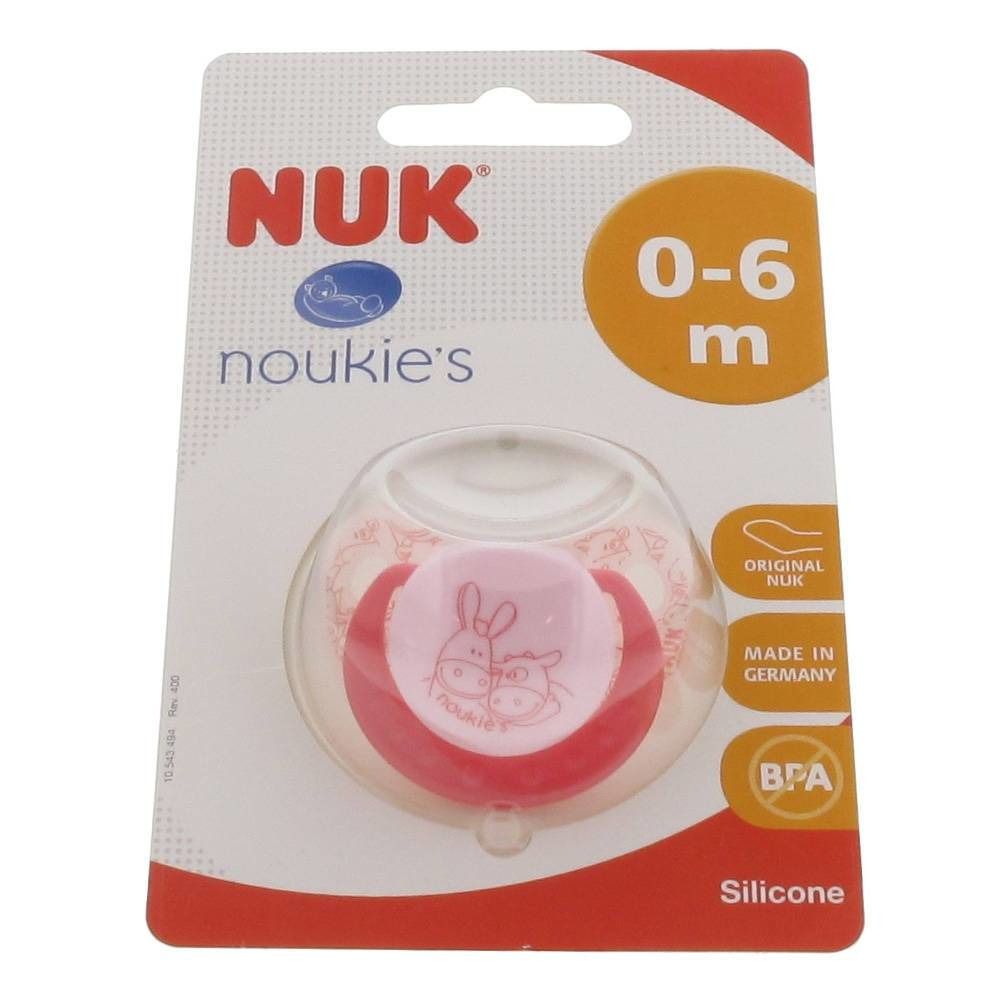 Nuk Sucette en silicone Trendline 0-6 Mois (Couleur non sélectionnable)