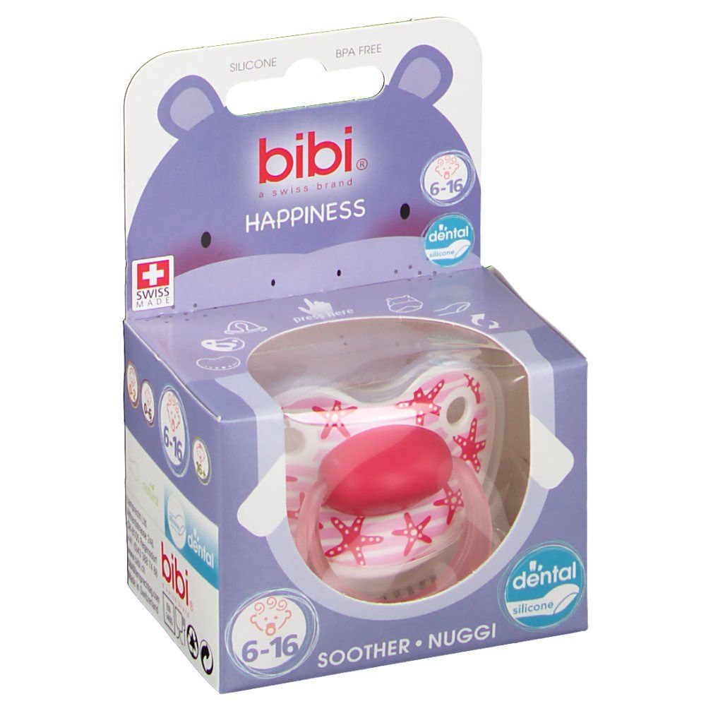 bibi® Sucette Dental collection Play With Us 2015 6-16 mois