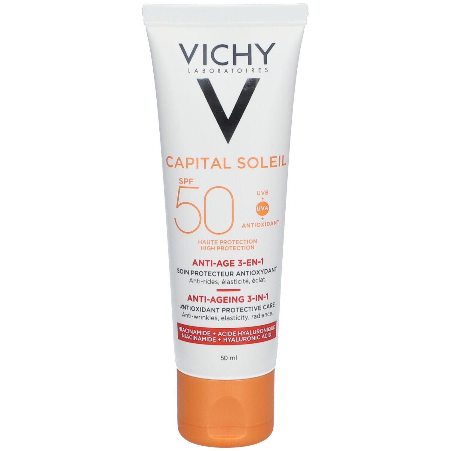 VICHY Capital Soleil Soin Anti-Taches Teinté 3 en 1 SPF50+
