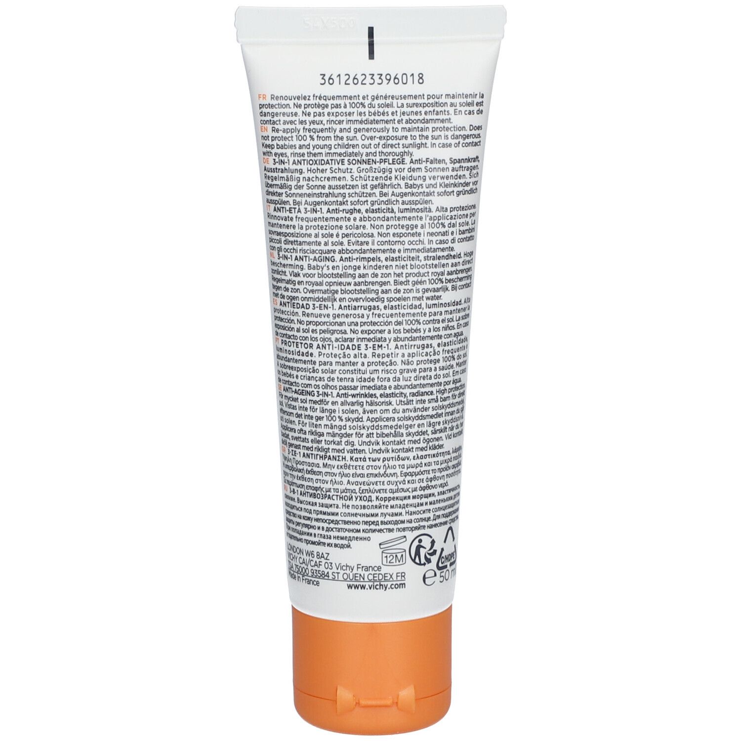 VICHY Capital Soleil Soin Anti-Taches Teinté 3 en 1 SPF50+