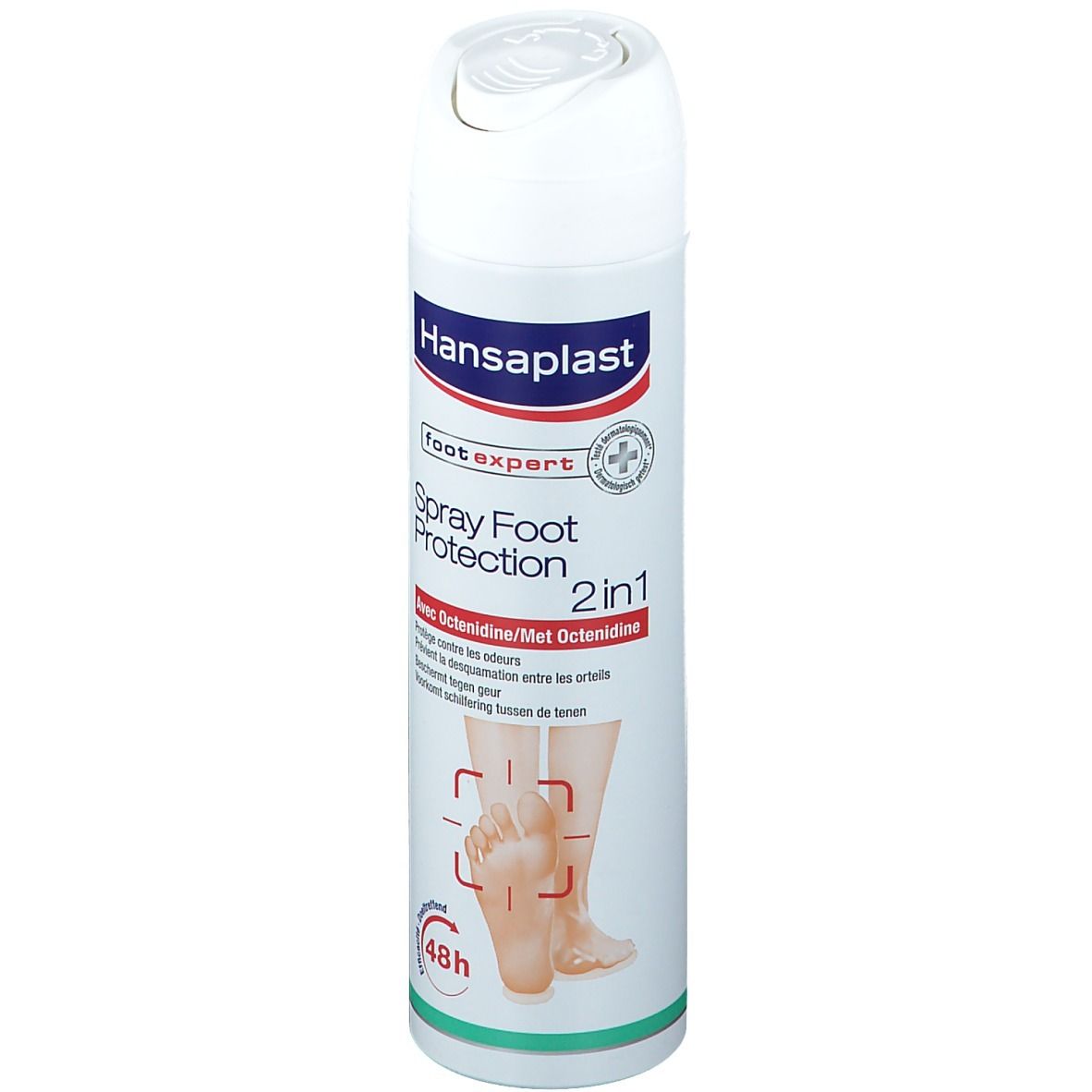 Hansaplast Spray Foot Protection 2 en 1 150 ml Redcare Pharmacie