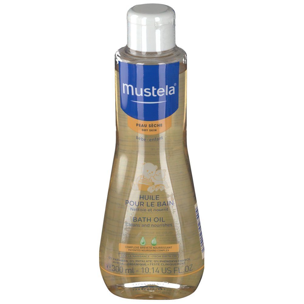 Mustela® Bébé Huile de Bain Peau Sèche