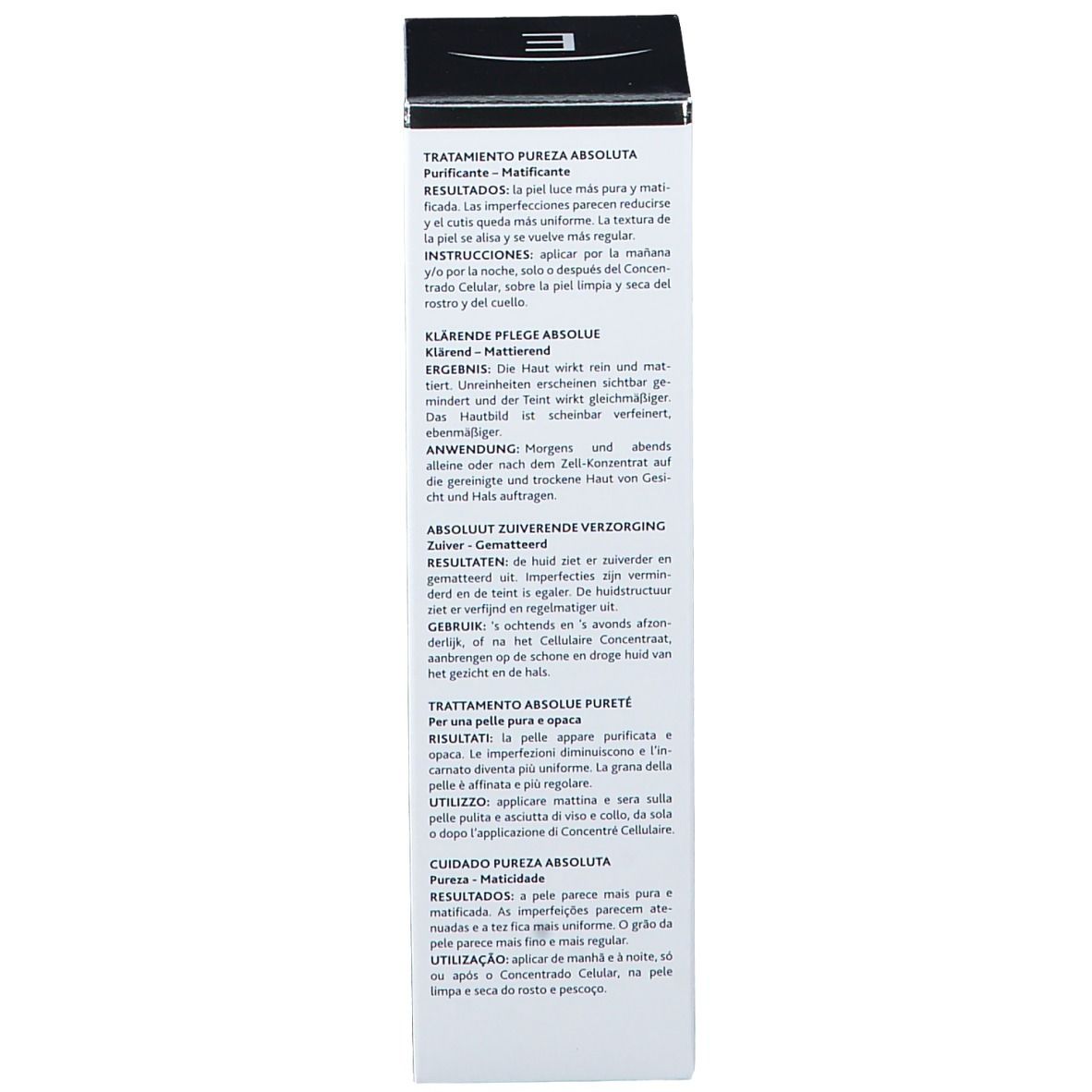INSTITUT ESTHEDERM Pure System Soin absolue Pureté