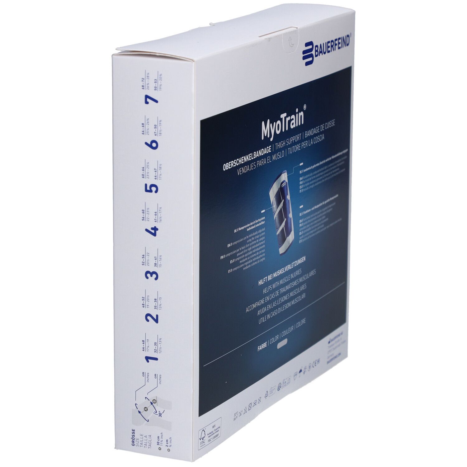Bauerfeind® MyoTrain® Taille 3 Titan