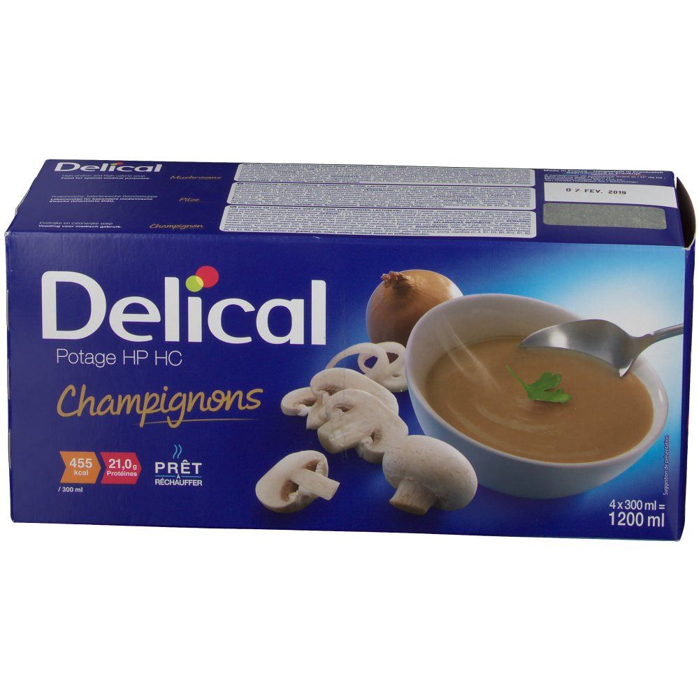 Delical Potage HPHC champignons