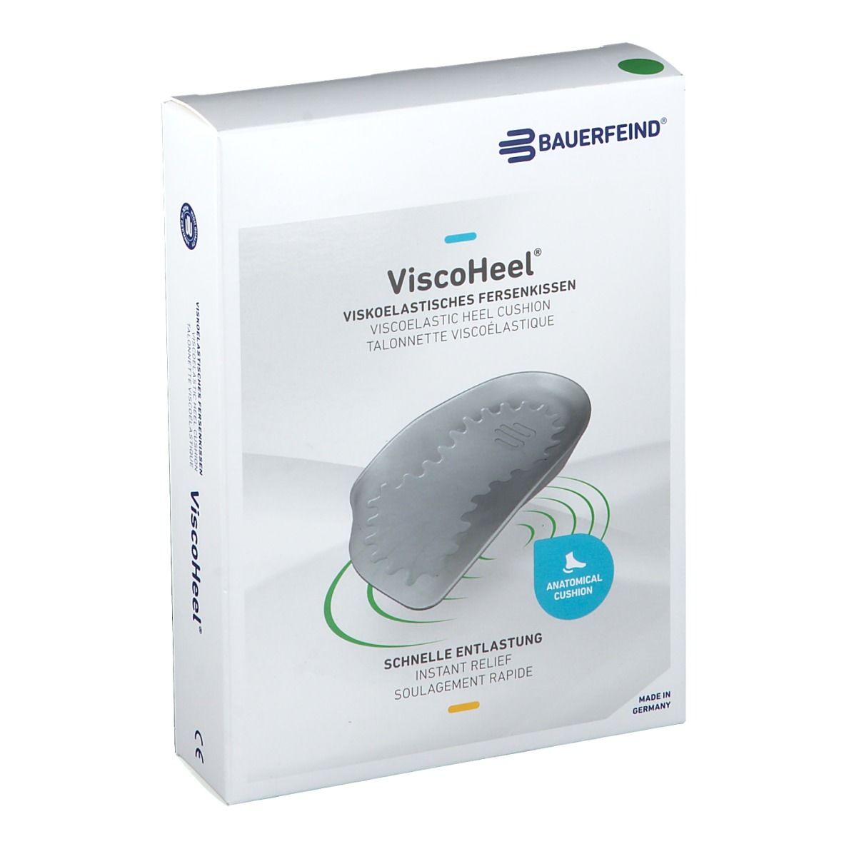 ViscoHeel® Talonettes visco-élastiques Taille 2 (36 - 39)