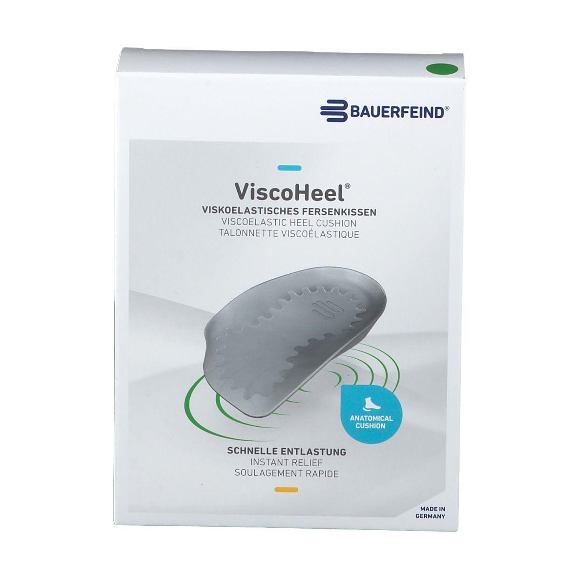 ViscoHeel® Talonettes visco-élastiques Taille 2 (36 - 39)