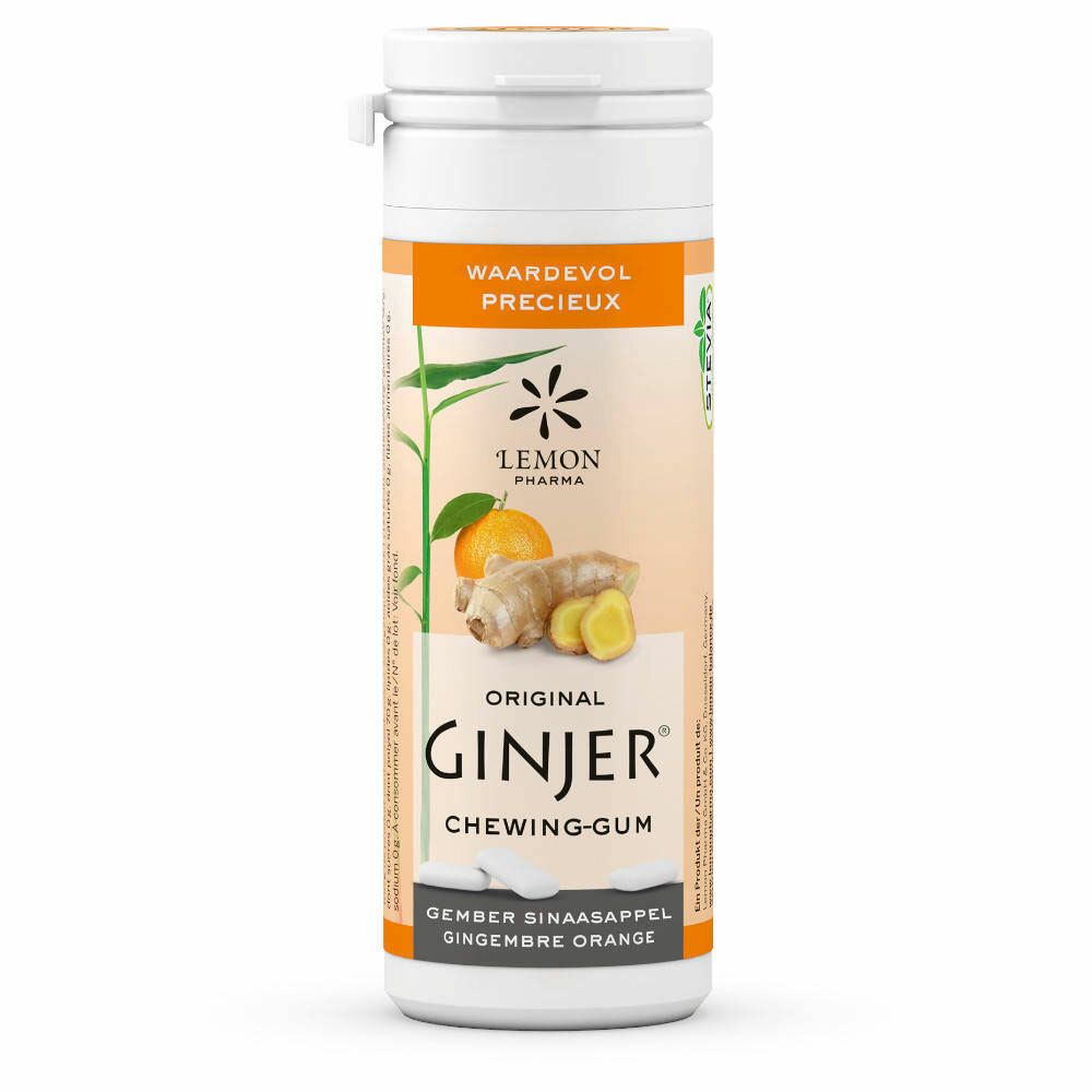 Ginjer® Original Xylitol Chewing-Gum Orange-Gingembre