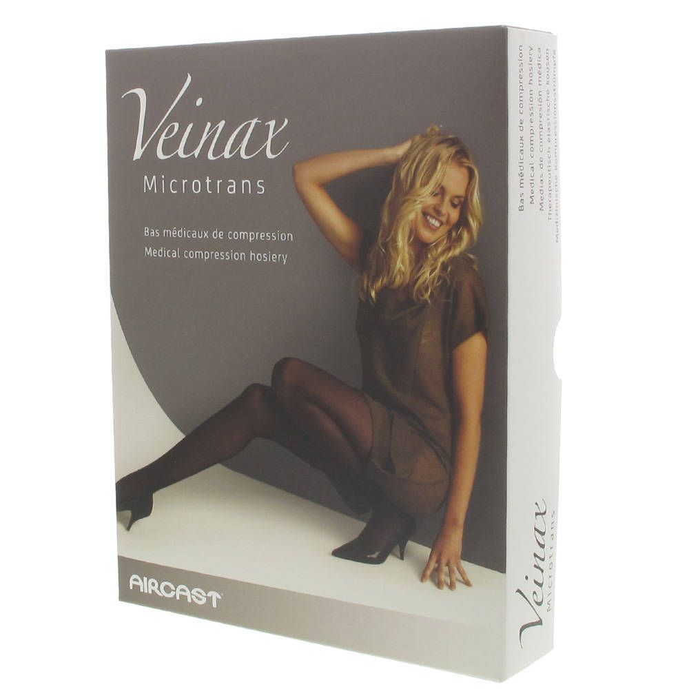 Veinax Microfibre Mi-bas/chaussette de compression Classe 2 Beige Taille 2