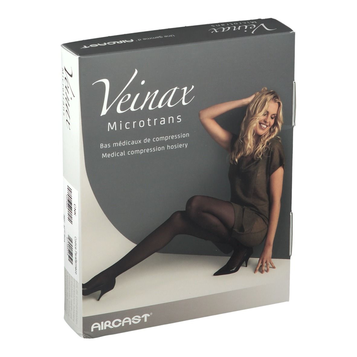 Veinax Microtrans Mi-bas/Chaussettes Beige Classe 2 Taille 4