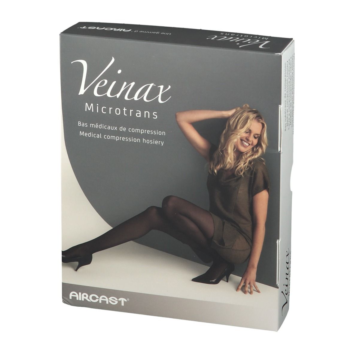 Veinax Microtrans Mi-bas/Chaussettes Beige Classe 2 Taille 4