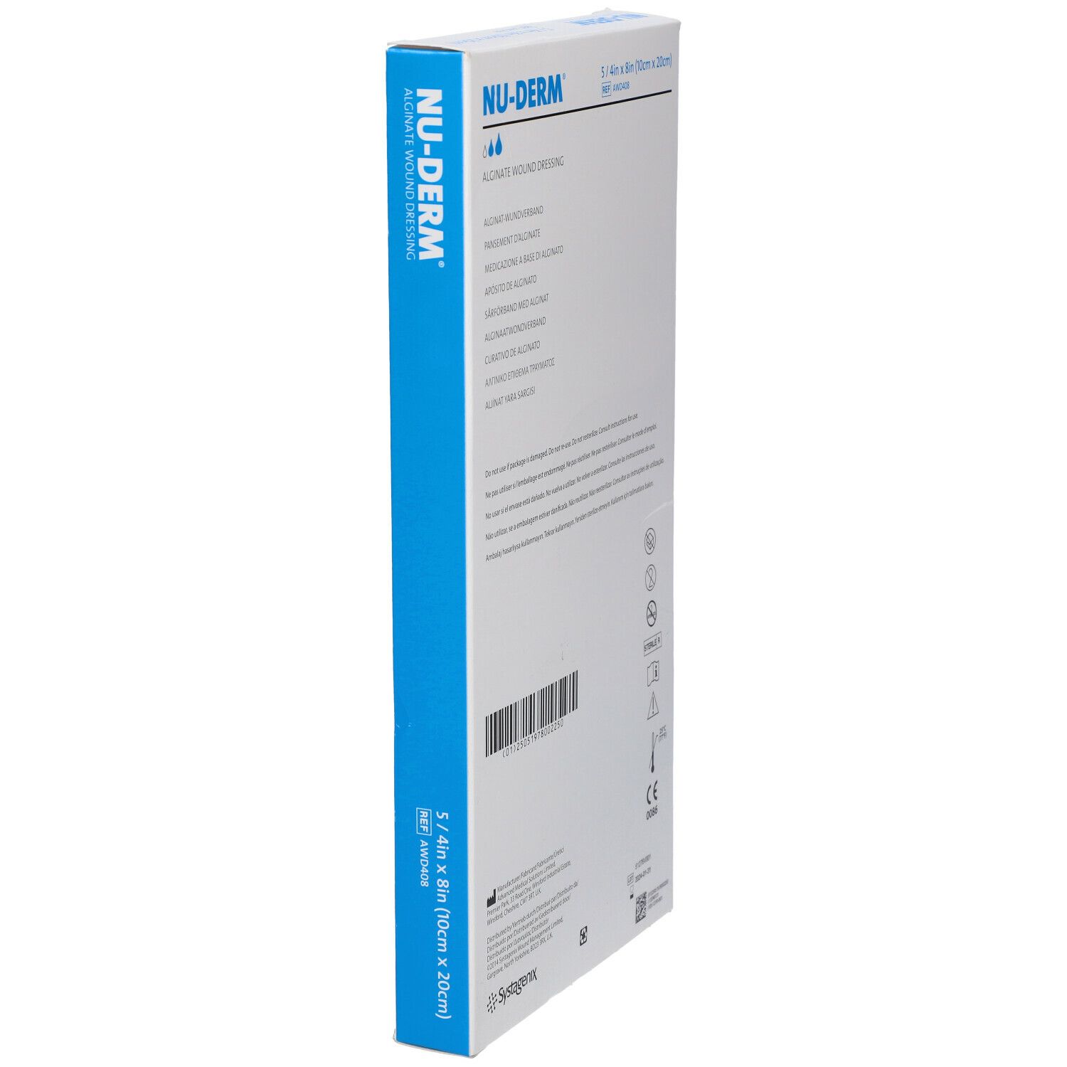NU-DERM® Alginate wound dressing 10 x 20 cm