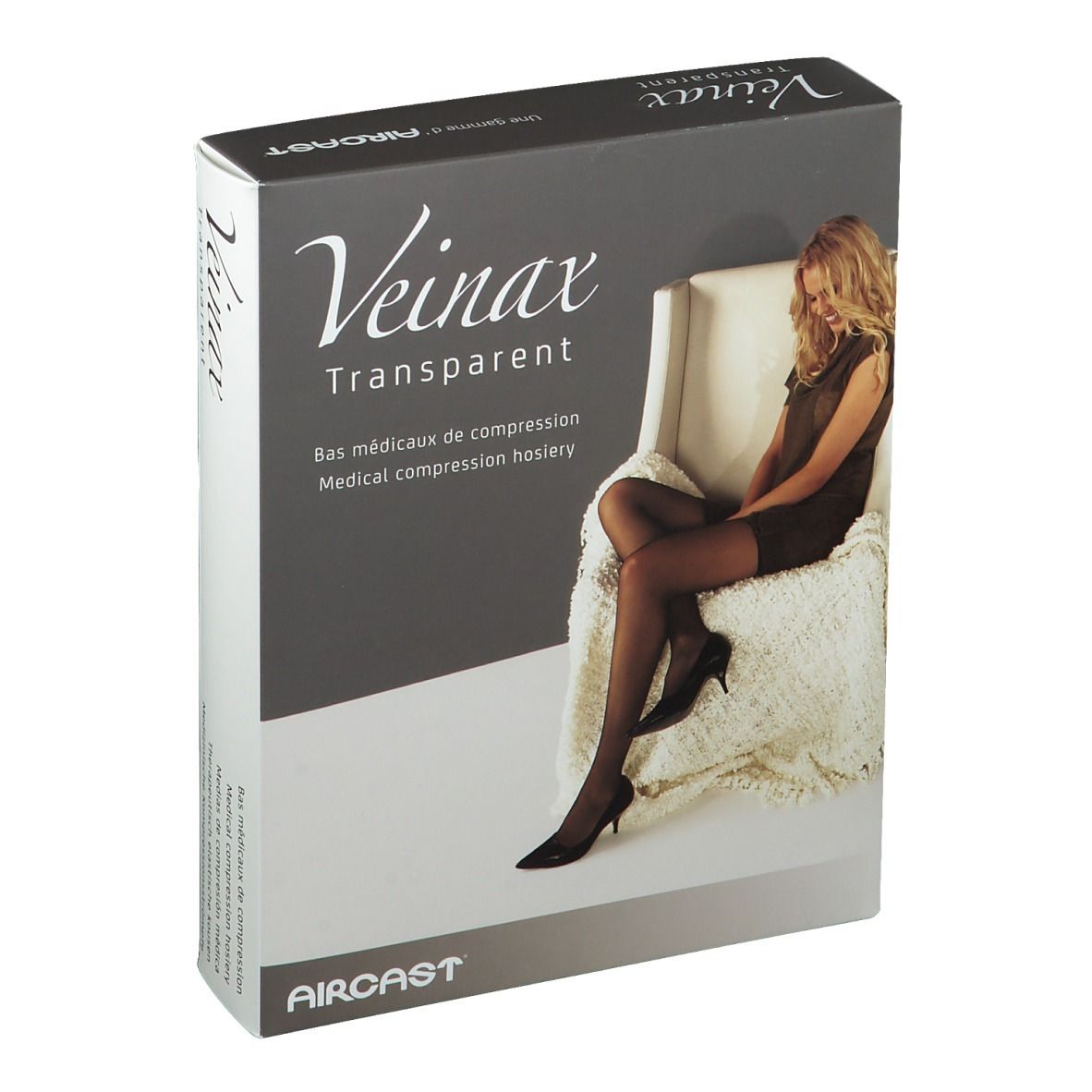 Veinax Transparent Collant de compression Classe 2 Taille 2 Beige