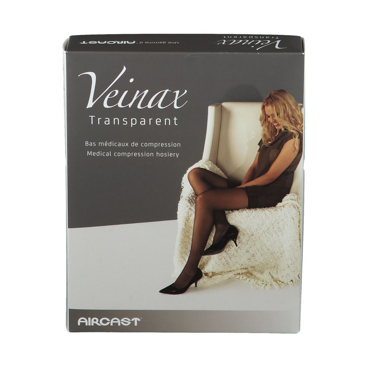 Veinax Transparent Collant de compression Classe 2 Taille 2 Beige