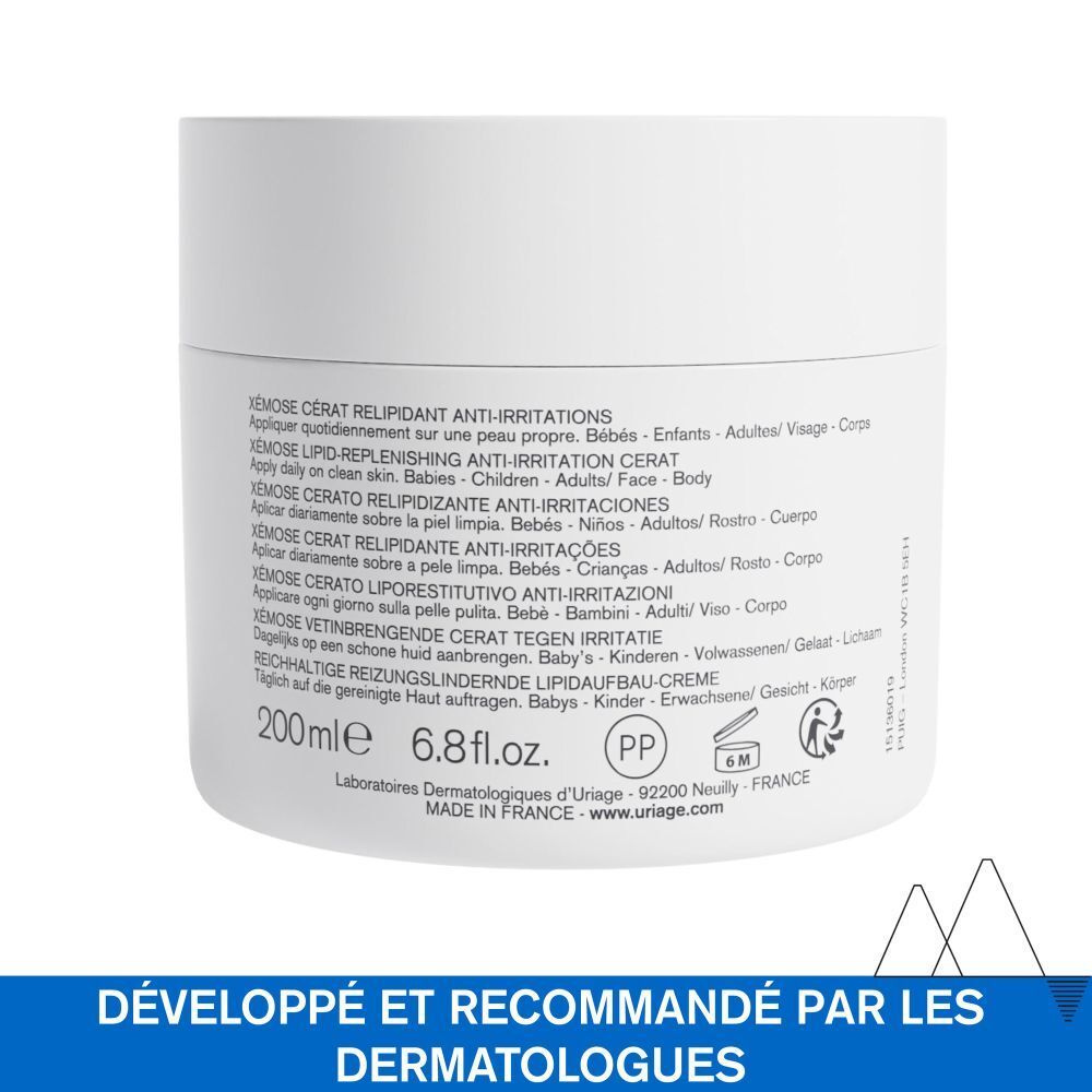 URIAGE Xémose Cérat soin relipidant anti-irritations