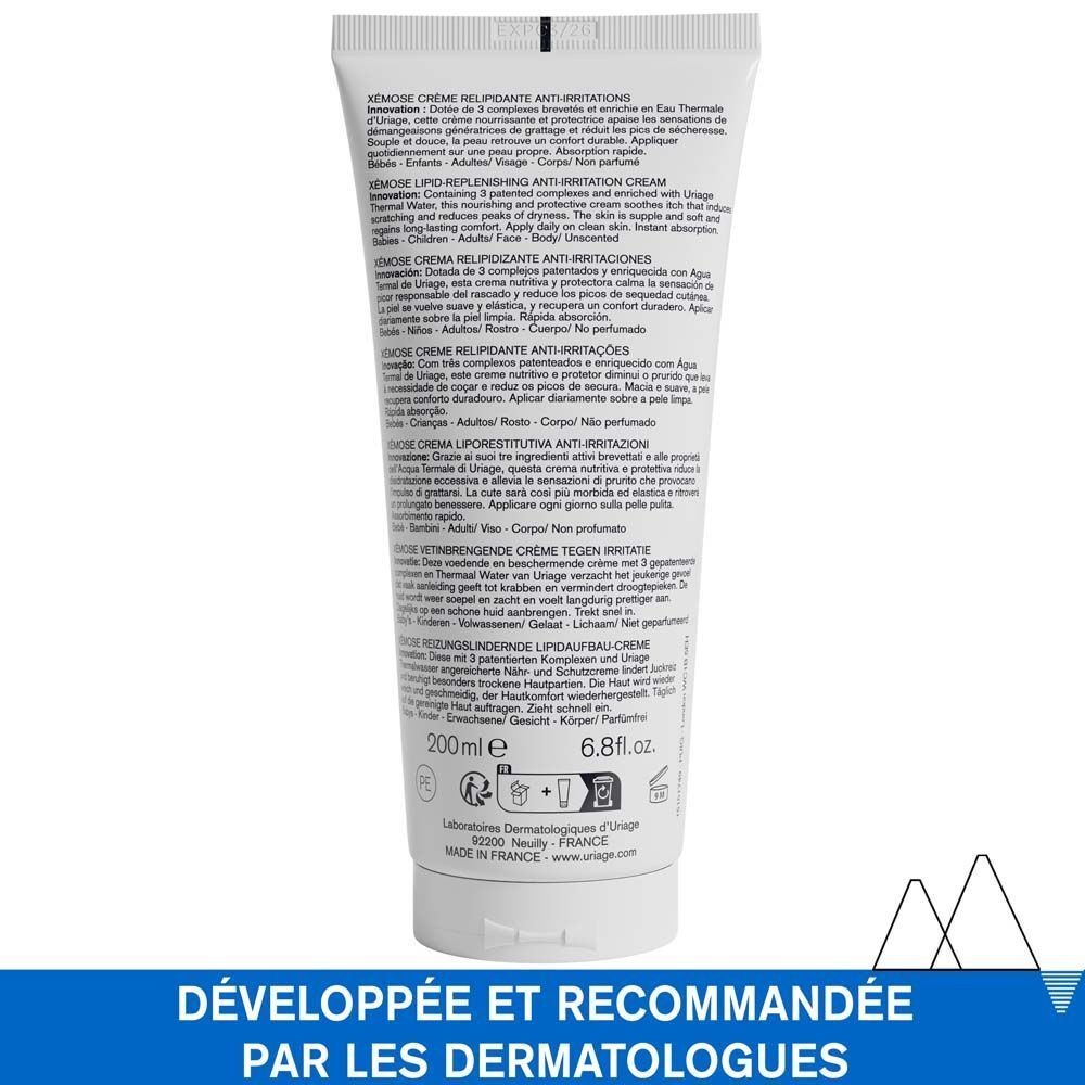 Uriage Xémose Crème Relipidante Anti-irritations