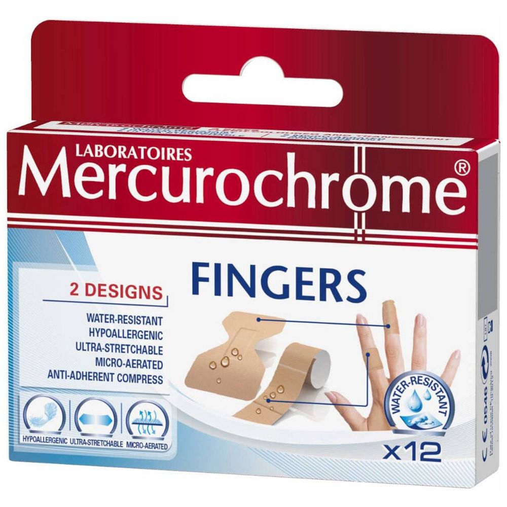 Mercurochrome, Pansements spécial doigts