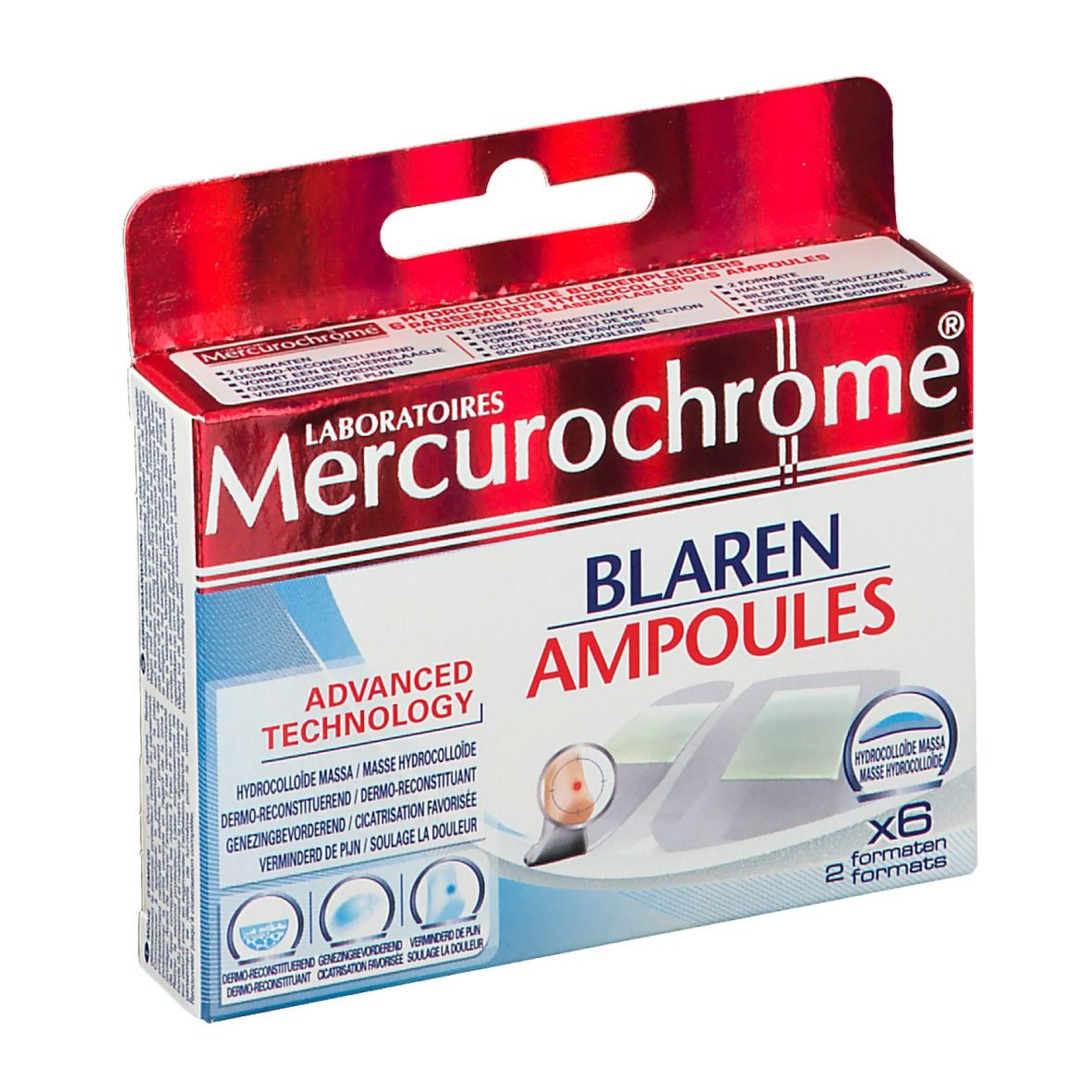 Mercurochrome® Pansements Ampoules Hydrocolloïde