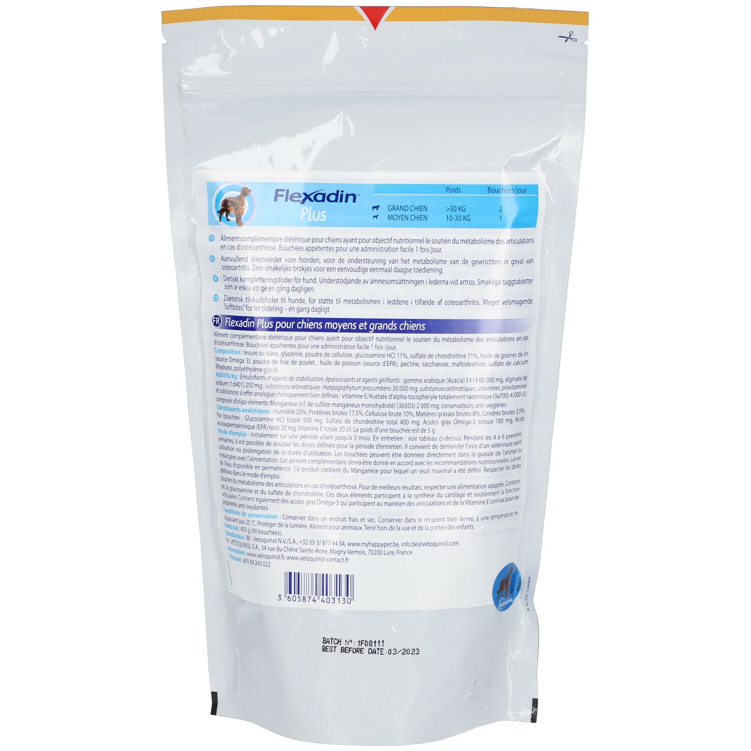 Flexadin Plus Chien >10 kg