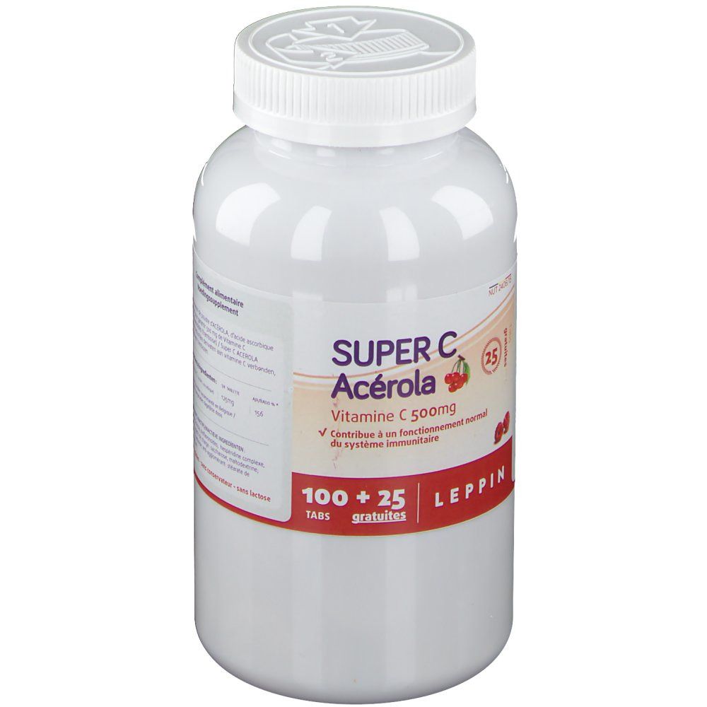Lepivits Acerola Super C 500mg