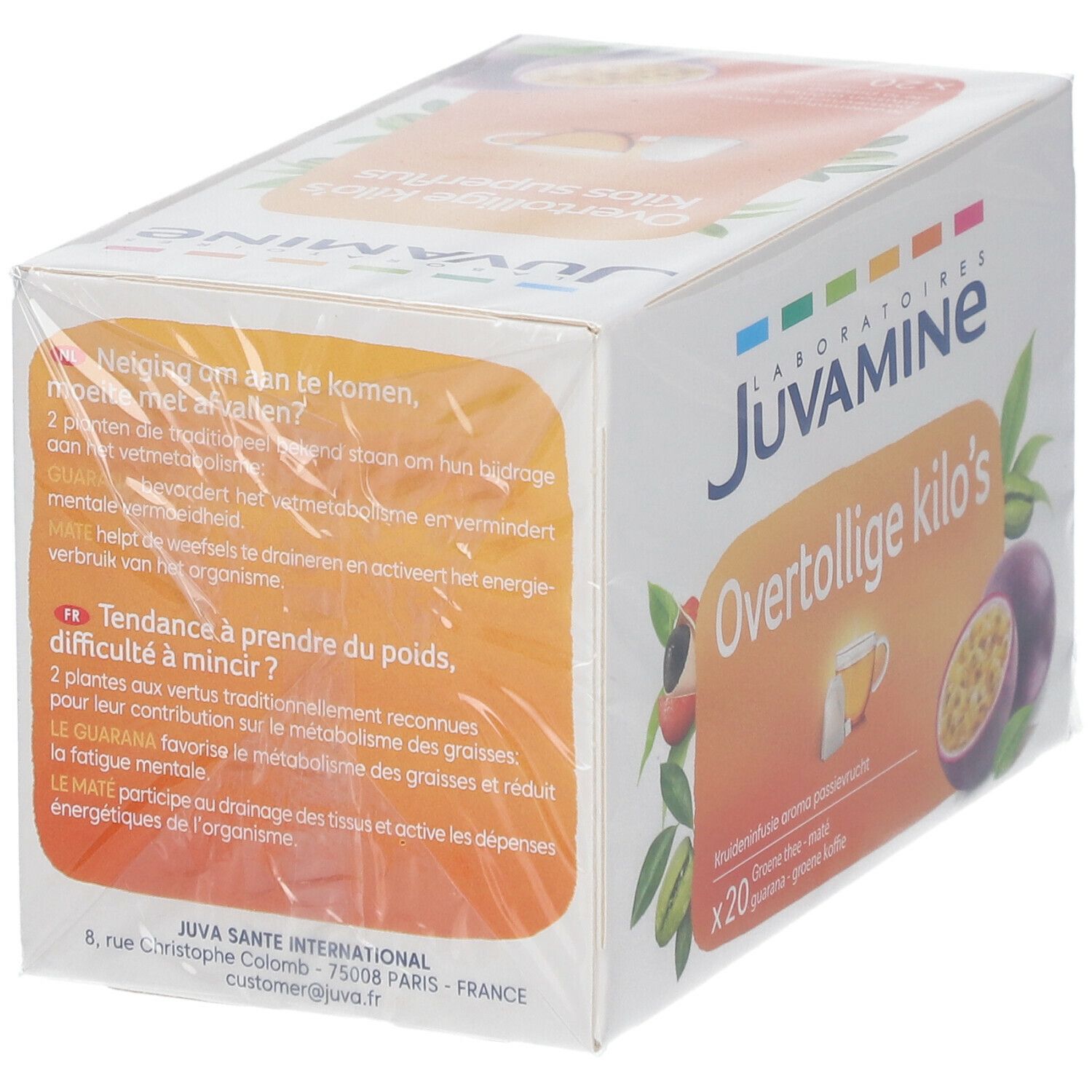 JUVAMINE Infusion Kilos Superflus Arôme Fruit de la Passion