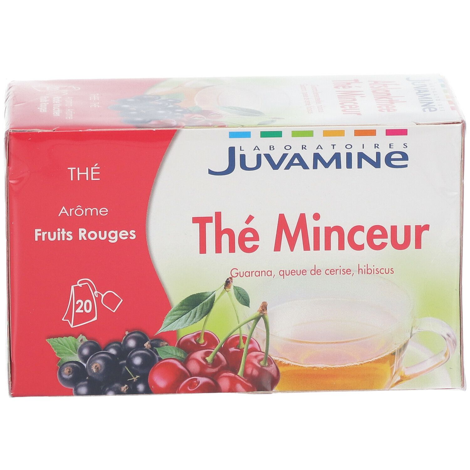 JUVAMINE Thé Minceur Fruits rouges Bio