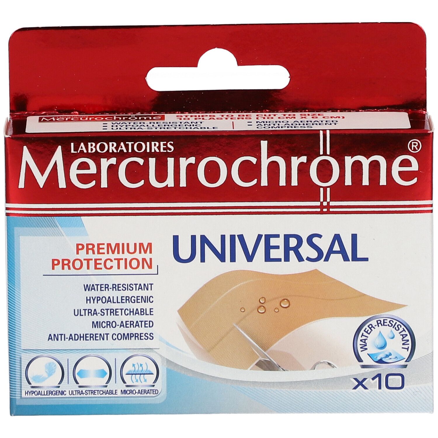 Mercurochrome® Bande Universal Premium Protection