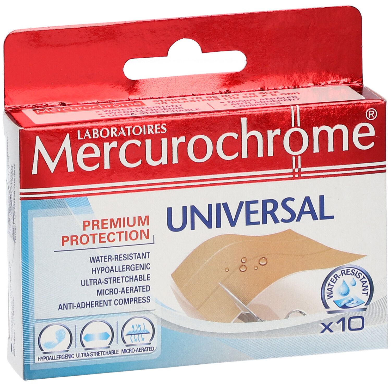 Mercurochrome® Bande Universal Premium Protection