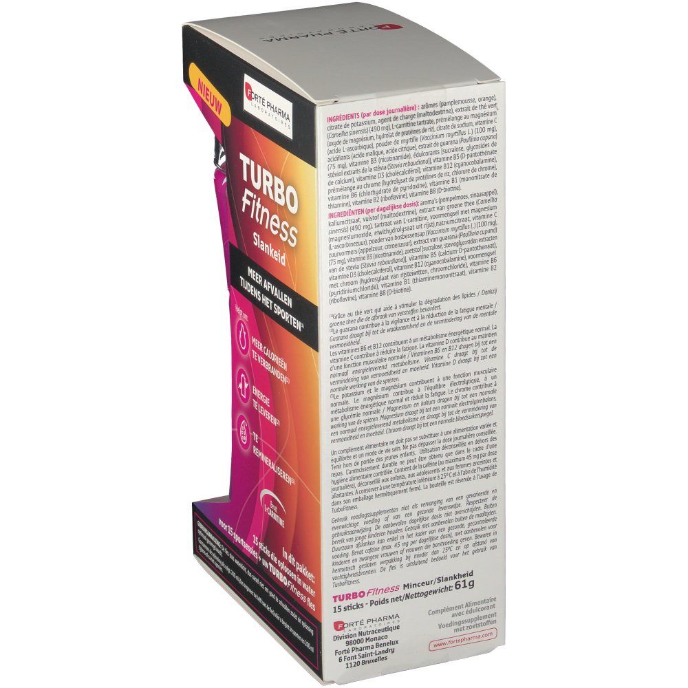 Forté Pharma Turbo Fitness + 1 Bouteille Offerte