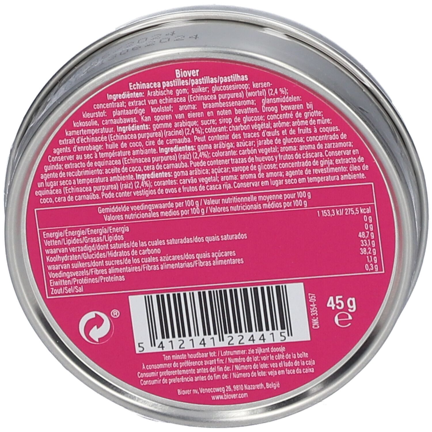 Biover Echinacea Pastilles