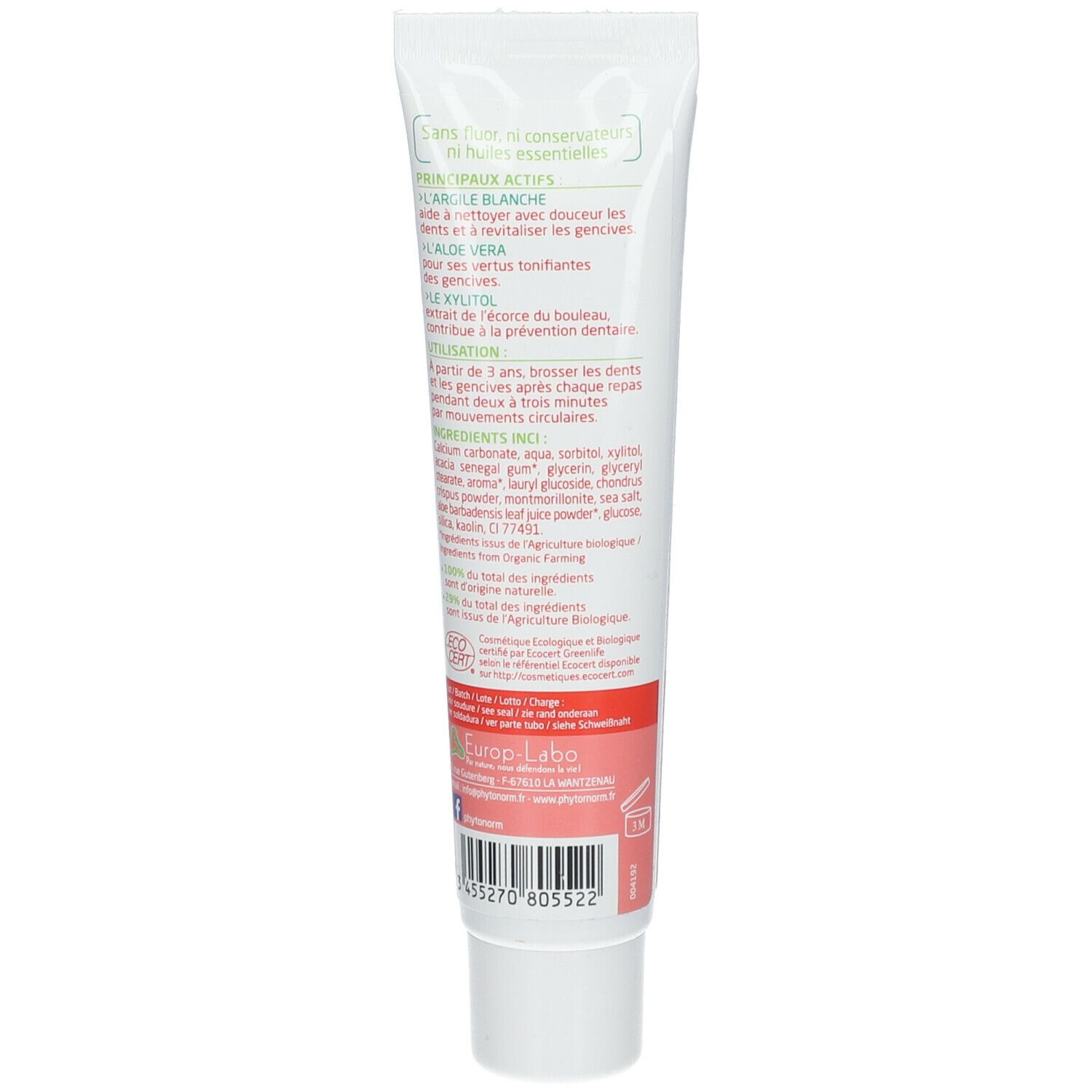 Phytonorm® Dragondents Dentifrice enfants arôme fraise