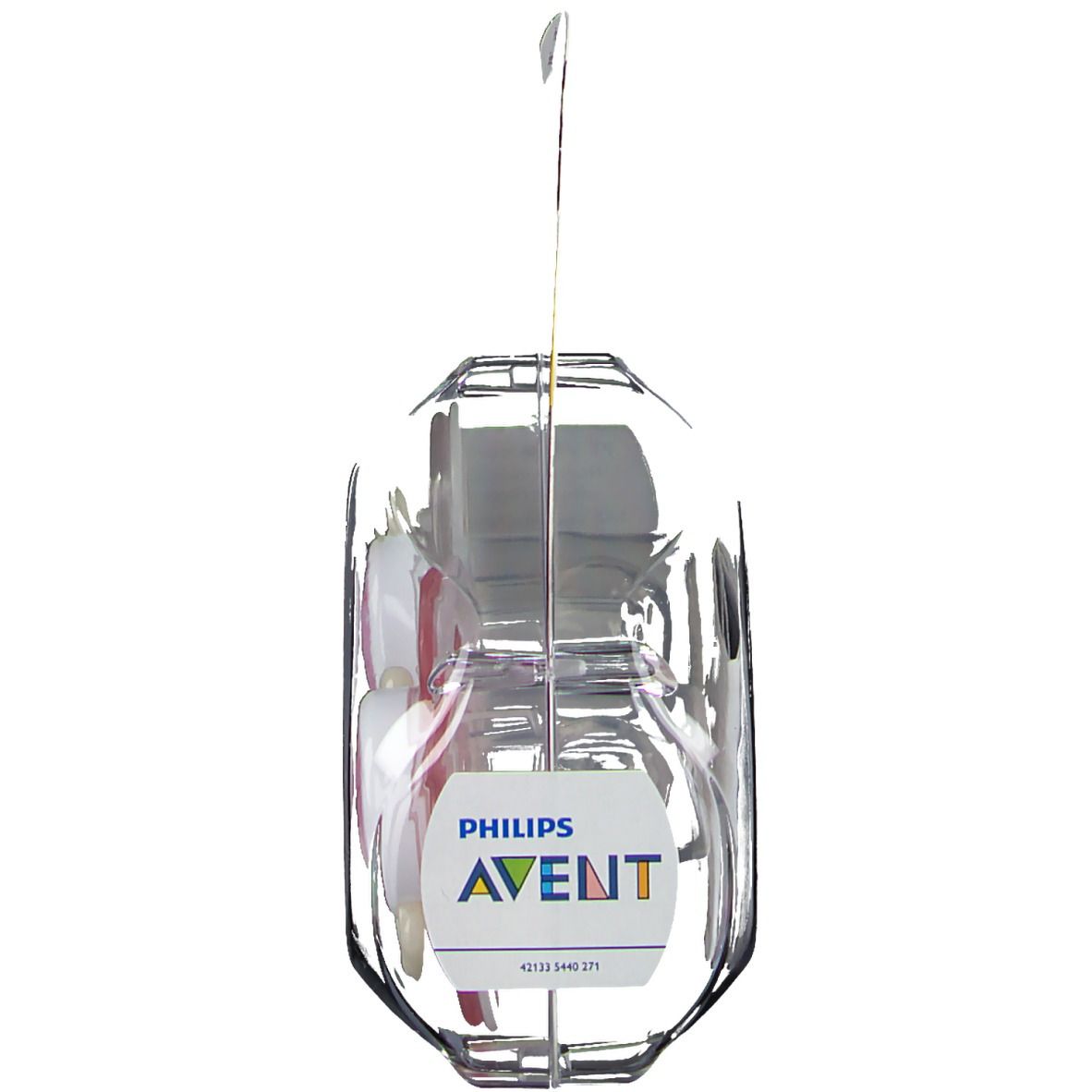 Avent Sucette Silicone 0-6 Mois Nuit Rose