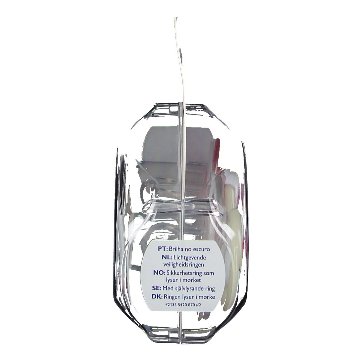 Avent Sucette Silicone 0-6 Mois Nuit Rose