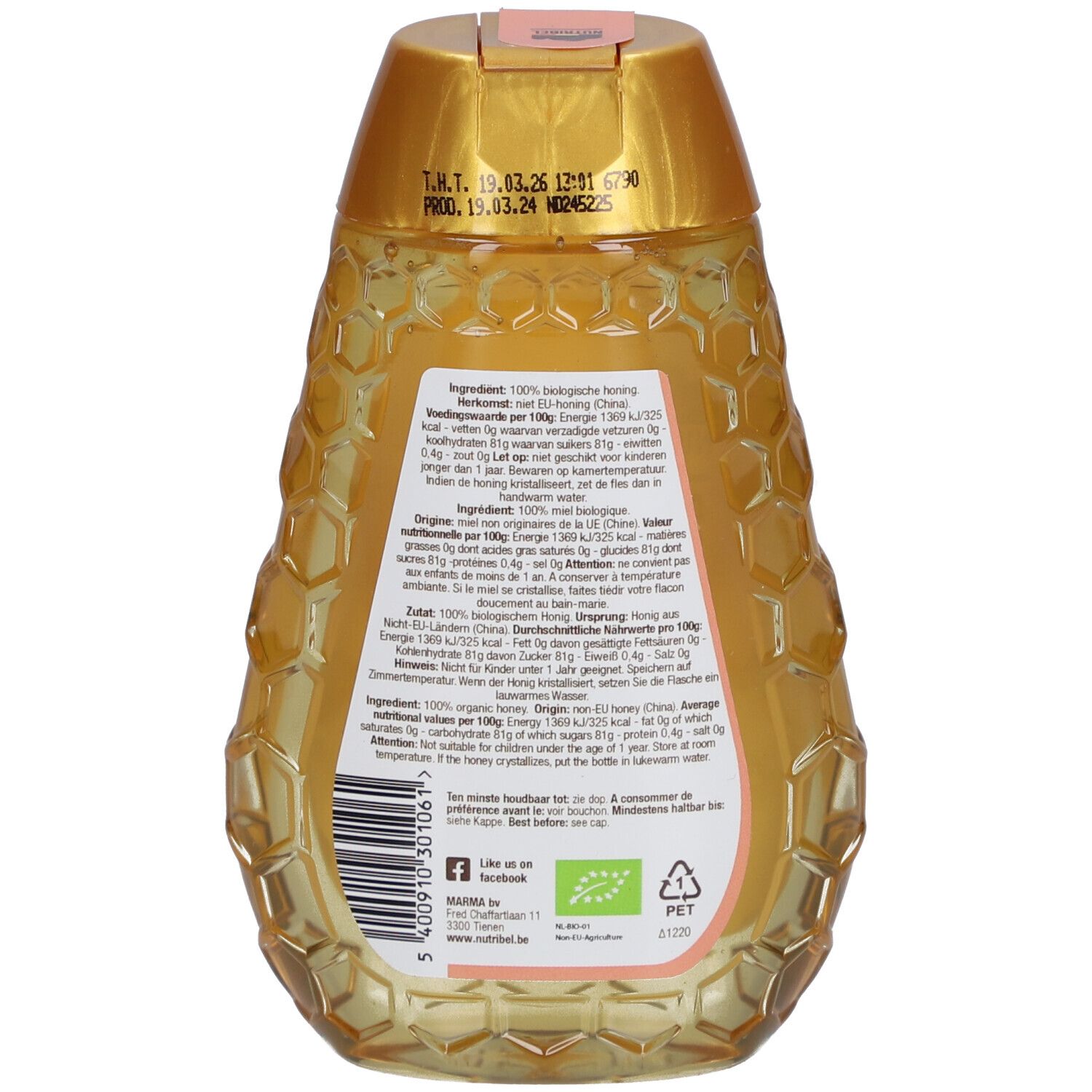 Nutribel Miel d'Acacia Bio