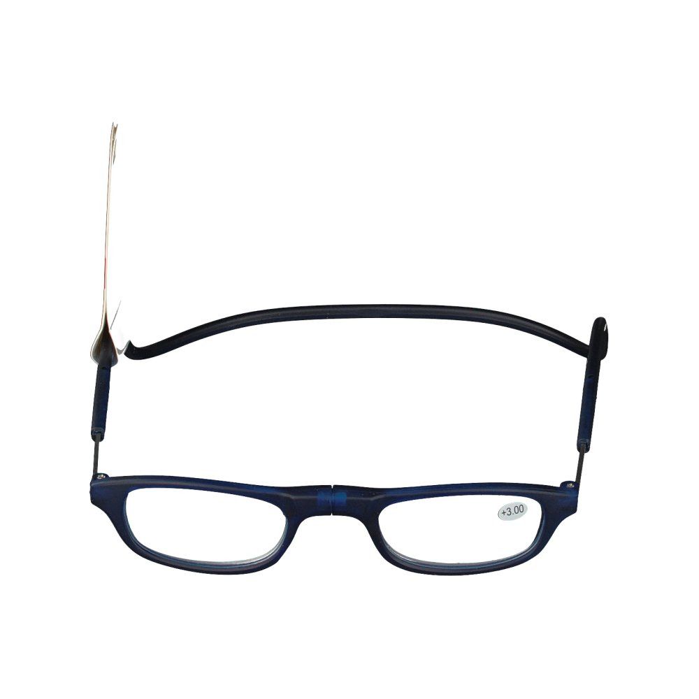 CLIPYREADER® Lunettes de lecture avec un aimant Bleu +3.00