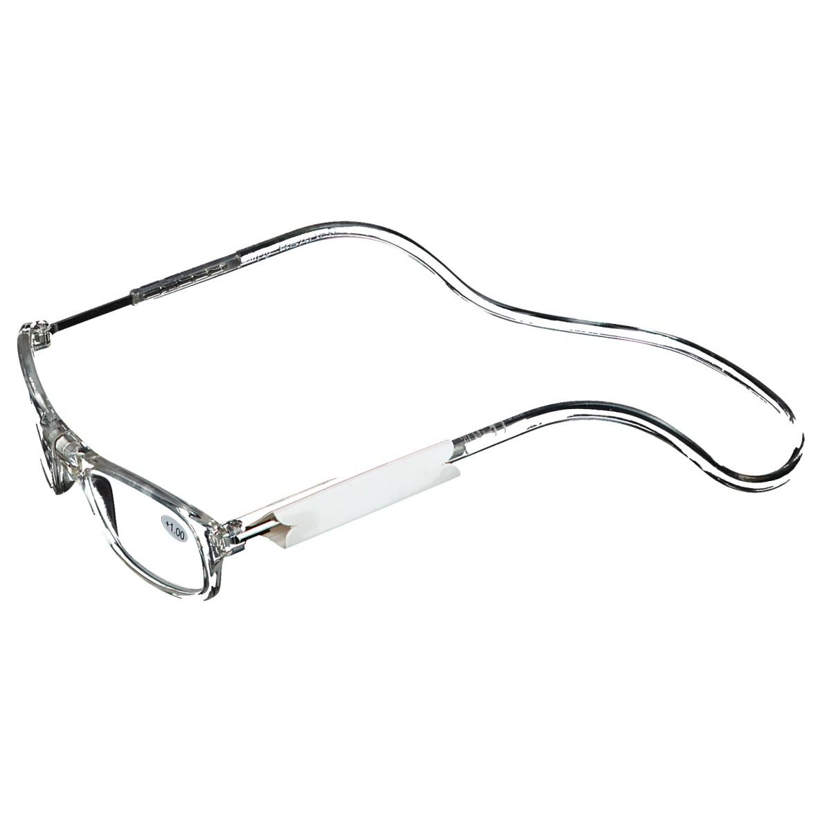 pharmaGLASSES® ClipyReader Transparant +1