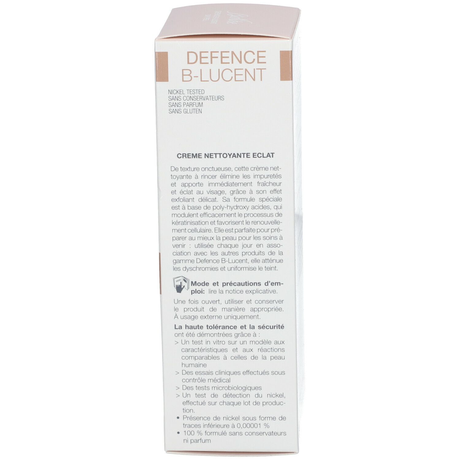 BioNike DEFENCE B-LUCENT DAY-PEEL Crème Nettoyante éclat 150 Ml ...