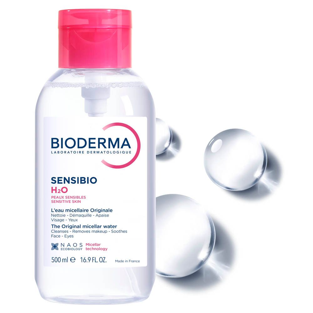 Bioderma Créaline H2O Eau Micellaire Démaquillante Nettoyante avec Pompe Inversée