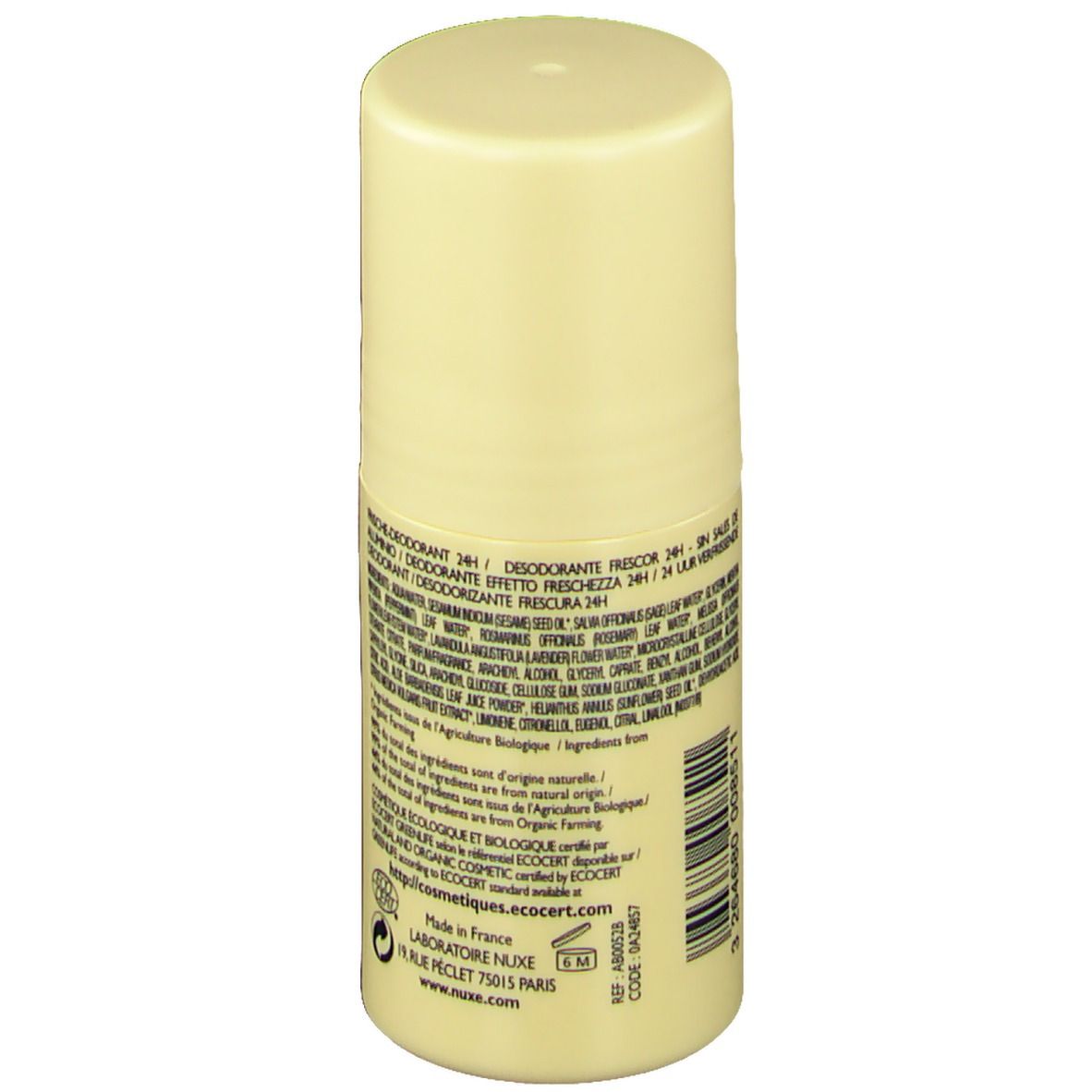 Nuxe Bio-Beauté® déodorant fraîcheur 24H