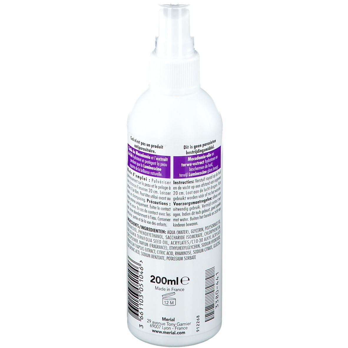 FRONTLINE PET CARE Spray Hydratant