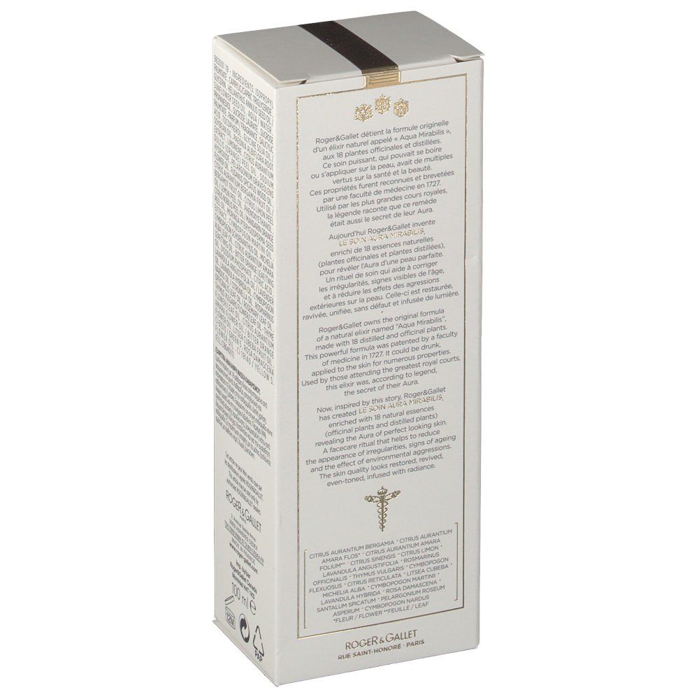 Roger & Gallet Masque Extra-Fin Démaquillant