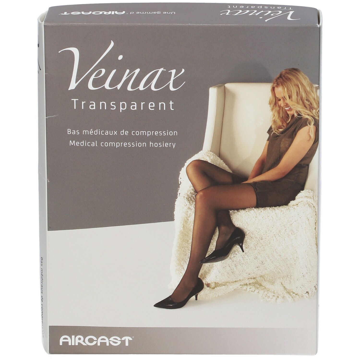Veinax Transparent Collant de compression Beige Taille 1