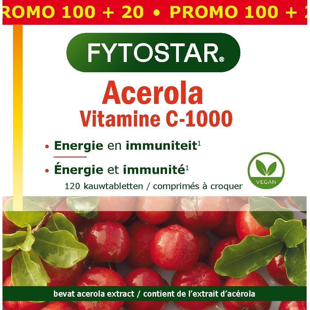 Fytostar Vitamine C-1000 Acerola