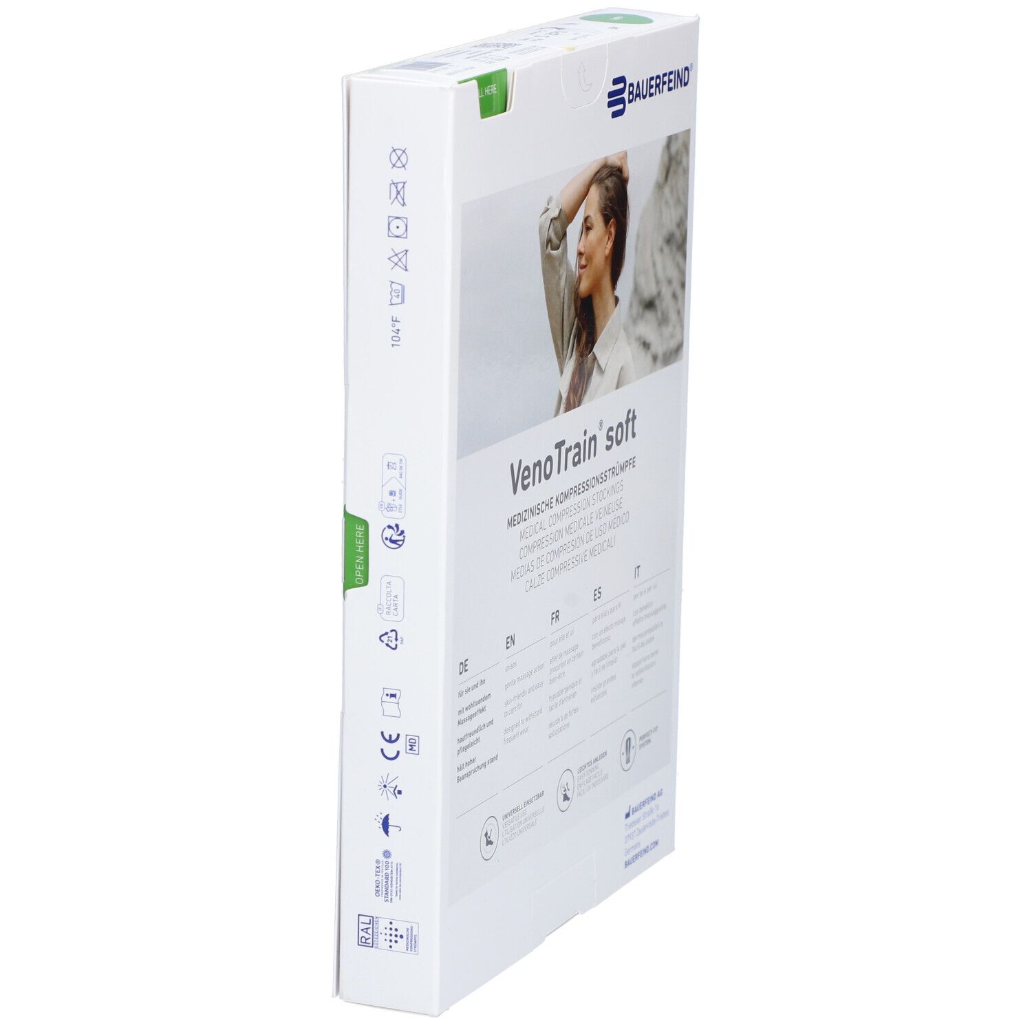 BAUERFEIND VenoTrain Soft C1 Plus Long Caramel S