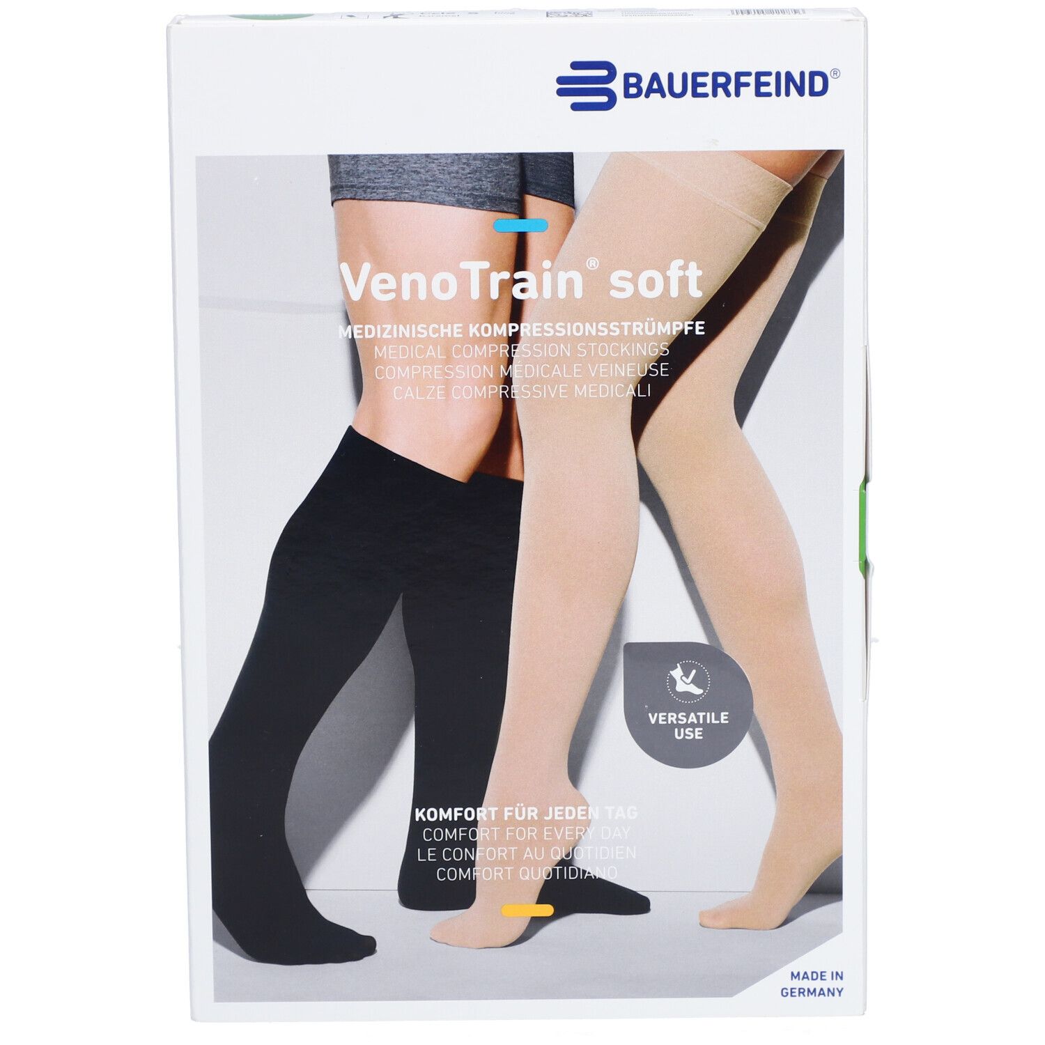 BAUERFEIND VenoTrain Soft C1 Plus Long Caramel S